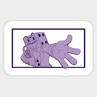 King Dice Sticker